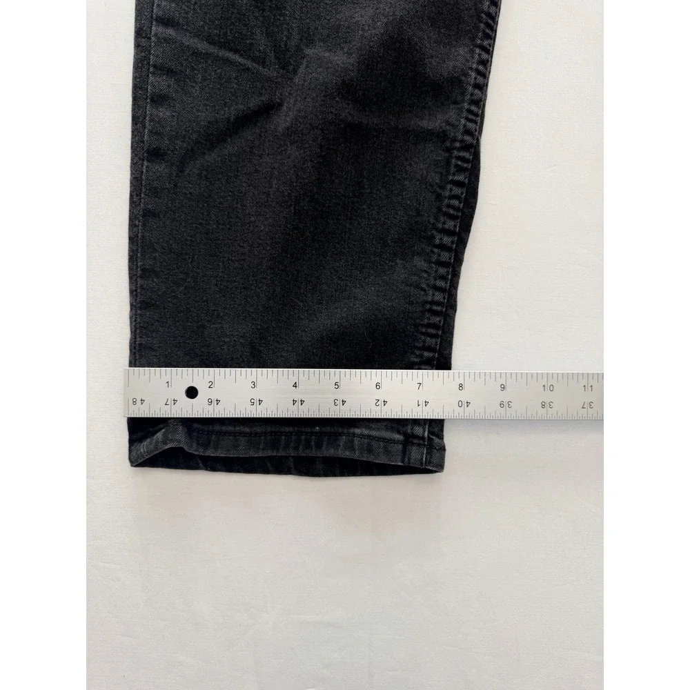Levi's 550 Jeans Mens 38x30 Gray Charcoal Wash Relaxed Fit Tapered Denim Pants